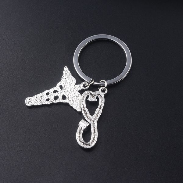 10pcRJ Caduceus Medical Stethoscope Scepter Keychain Skull Angel Pendant Nurse Doctor Cosplay Jewelry Accessories Gifts
10pcRJ Caduceus Medical Stethoscope Scepter Keychain Skull Angel Pendant Nurse Doctor Cosplay Jewelry Accessories Gifts