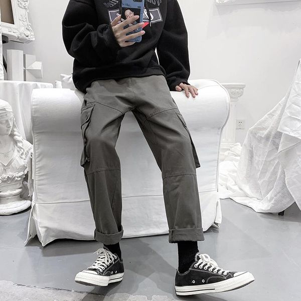 men's pants cotton fashion trend cargo leisure casual loose trousers active elastic hip hop black/khaki/grey sweatpants
men's pants cotton fashion trend cargo leisure casual loose trousers active elastic hip hop black/khaki/grey sweatpants