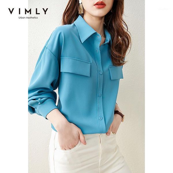 vimly chiffon blouse for women fashion long sleeve shirts casual button-up office lady work wear blusas f6577 women's blouses &, White
vimly chiffon blouse for women fashion long sleeve shirts casual button-up office lady work wear blusas f6577 women's blouses &, White