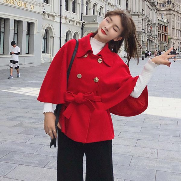 winter women fashion bat sleeves woolen jacket female double breasted outwear ladies lapel overcoat girls elegant coat women's wool & b, Black
winter women fashion bat sleeves woolen jacket female double breasted outwear ladies lapel overcoat girls elegant coat women's wool & b, Black