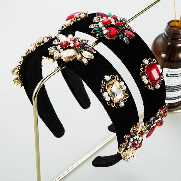 baroque red rhinestone headband hairband for women girls metal beads flower head hair accessories wedding jewelry, Silver
baroque red rhinestone headband hairband for women girls metal beads flower head hair accessories wedding jewelry, Silver