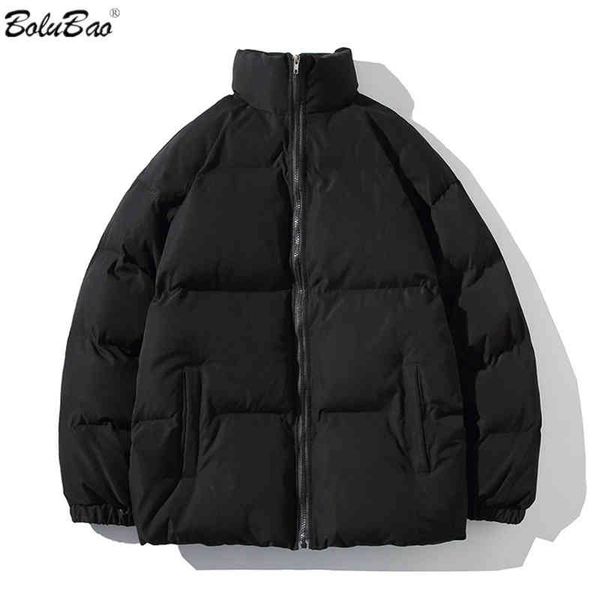 bolubao fashion men's winter hong kong style casual stand collar thick padded et solid color loose daily parkas men, Black
bolubao fashion men's winter hong kong style casual stand collar thick padded et solid color loose daily parkas men, Black