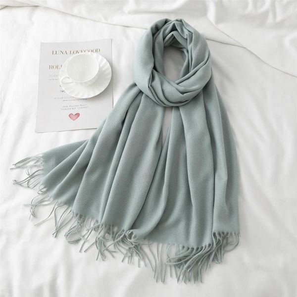 scarves scarf female autumn and winter korean version baitao imitated cashmere long chinese red warming thickening shawl, Blue;gray
scarves scarf female autumn and winter korean version baitao imitated cashmere long chinese red warming thickening shawl, Blue;gray