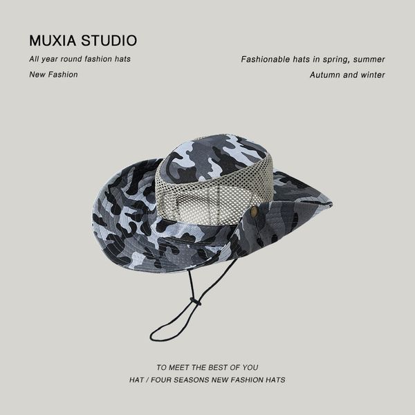 benny outdoor mountaineering men's summer fishing big brim camouflage sunscreen fisherman's hat
benny outdoor mountaineering men's summer fishing big brim camouflage sunscreen fisherman's hat
