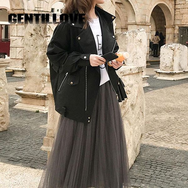 women's jackets women casual pu faux leather motorcycle female loose streetwear oversized coat korean asymmetric zipper turndown collar, Black;brown
women's jackets women casual pu faux leather motorcycle female loose streetwear oversized coat korean asymmetric zipper turndown collar, Black;brown