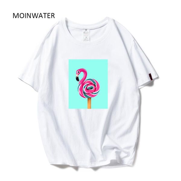 women fashion summer t shirts cartoon flamingo pattern lady cute 100% cotton short sleeve tees mt21017 women's t-shirt, White
women fashion summer t shirts cartoon flamingo pattern lady cute 100% cotton short sleeve tees mt21017 women's t-shirt, White