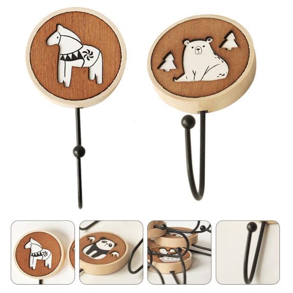 Wall Hanging Coat Hook Porch Hanger Solid Wood (Random Style) Hooks & Rails 
Wall Hanging Coat Hook Porch Hanger Solid Wood (Random Style) Hooks & Rails