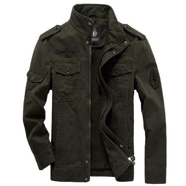 men's jackets military for men multi-pocket cargo army green coats good quality cotton stand-up collar fit casual, Black;brown
men's jackets military for men multi-pocket cargo army green coats good quality cotton stand-up collar fit casual, Black;brown