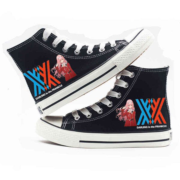 darling in the franxx canvas shoes male and female student franks animation peripheral high top, Black;white
darling in the franxx canvas shoes male and female student franks animation peripheral high top, Black;white