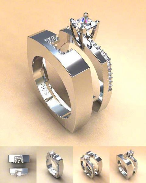 wedding rings luxury female zircon stone ring set crystal silver color bridal jewelry promise engagement for women, Slivery;golden
wedding rings luxury female zircon stone ring set crystal silver color bridal jewelry promise engagement for women, Slivery;golden
