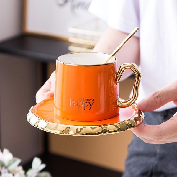 mugs europe style ceramic coffee with saucer spoon portable tea water cups creative coffeeware
mugs europe style ceramic coffee with saucer spoon portable tea water cups creative coffeeware