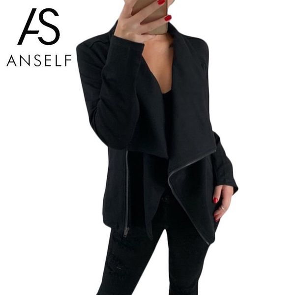 women's jackets women irregular jacket solid zipper front v neck long sleeve slim windbreaker plus size thin outerwear grey/black, Black;brown
women's jackets women irregular jacket solid zipper front v neck long sleeve slim windbreaker plus size thin outerwear grey/black, Black;brown