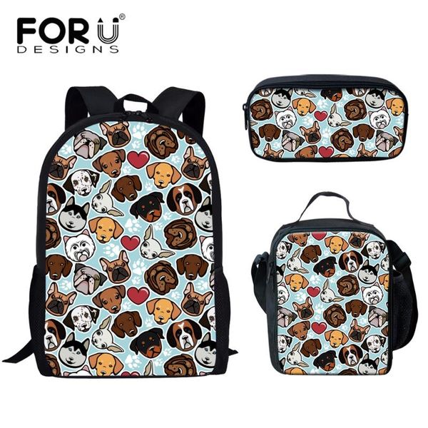 school bags forudesigns funny style cartoon dog pattern student backpack casual outdoor daypack for teenagers large campus 3pcs set
school bags forudesigns funny style cartoon dog pattern student backpack casual outdoor daypack for teenagers large campus 3pcs set