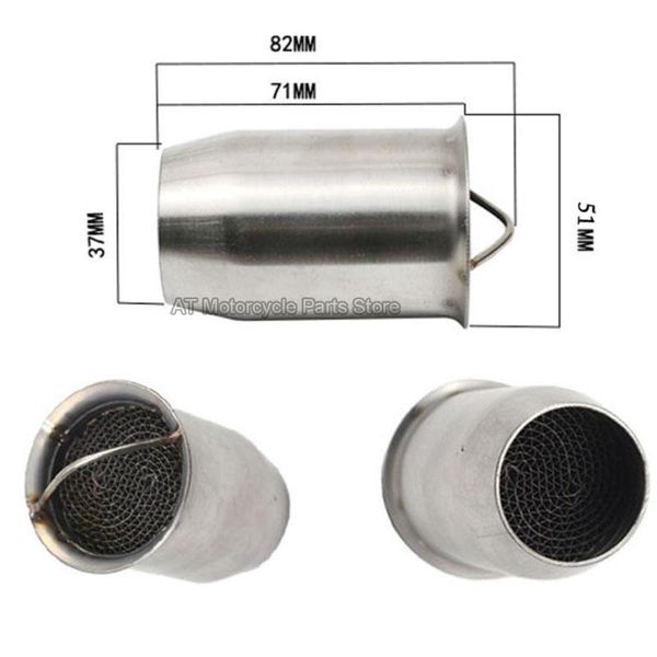 universal 51mm front end db killer motorcycle exhaust muffler pipe accessorie motorbike eliminator system
universal 51mm front end db killer motorcycle exhaust muffler pipe accessorie motorbike eliminator system