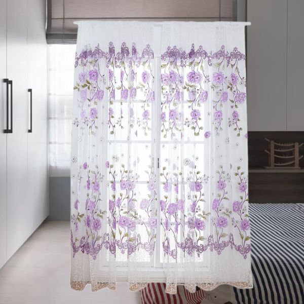 curtain & drapes 200x100cm peony sheer tulle window treatment voile drape valance (gray)
curtain & drapes 200x100cm peony sheer tulle window treatment voile drape valance (gray)