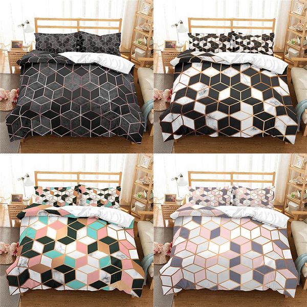 home textile luxury 3d geometry print 2/3pcs comfortable duvet cover pillowcase bedding sets and king eu/us/au size
home textile luxury 3d geometry print 2/3pcs comfortable duvet cover pillowcase bedding sets and king eu/us/au size