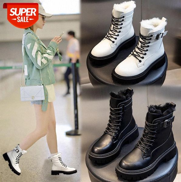 real wool shoes women mid-tube thick-soled sports short boots thick-heeled leather martin #bt3a
real wool shoes women mid-tube thick-soled sports short boots thick-heeled leather martin #bt3a