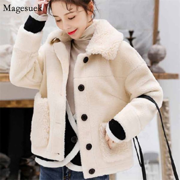 single-breasted loose vintage jacket winter coats and jackets women thicken imitation cashmere short wool coat 11780 210512, Black
single-breasted loose vintage jacket winter coats and jackets women thicken imitation cashmere short wool coat 11780 210512, Black