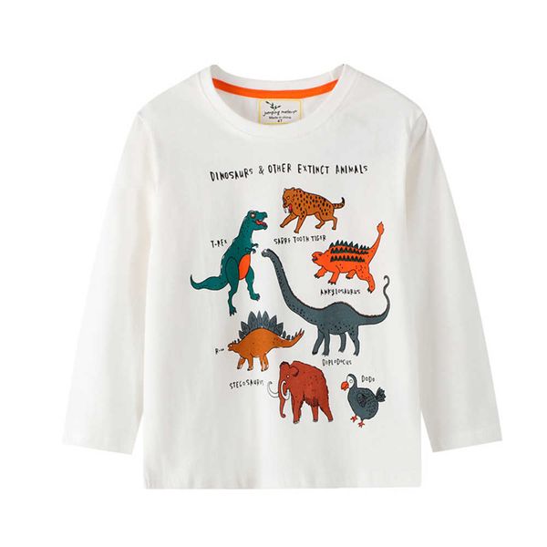 jumping meters animals long sleeve t shirts for boys girls autumn spring cotton clothes children's dinosaur tees 210529, Blue
jumping meters animals long sleeve t shirts for boys girls autumn spring cotton clothes children's dinosaur tees 210529, Blue