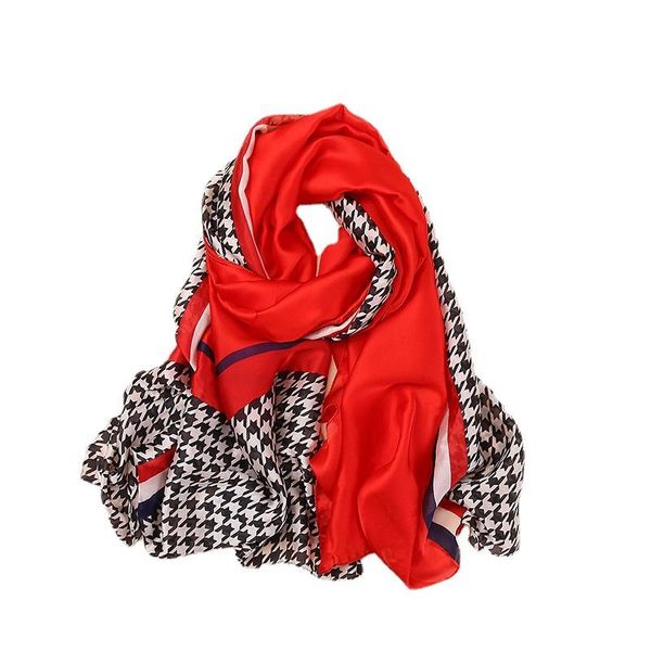 scarves 180*90cm fashion women's luxury elegant silk scarf ladies beach long stain head shawl wrap outdoor sun protection hijab girl, Blue;gray
scarves 180*90cm fashion women's luxury elegant silk scarf ladies beach long stain head shawl wrap outdoor sun protection hijab girl, Blue;gray
