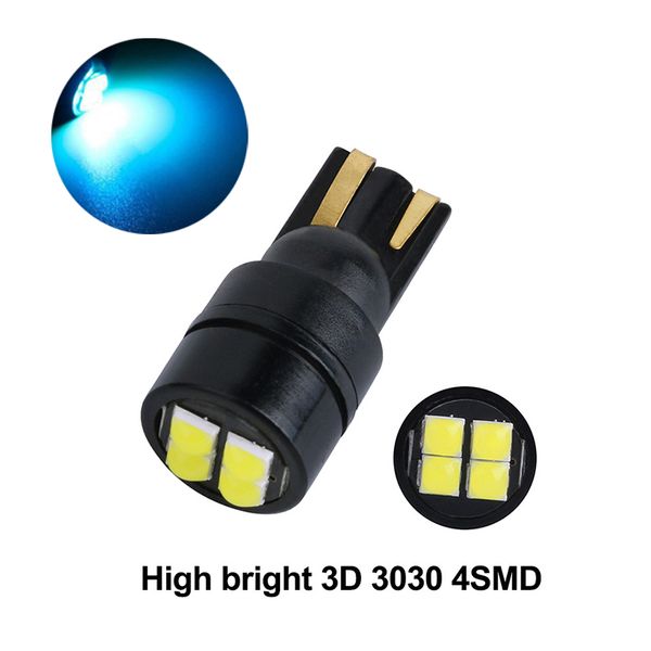 50pcs high bright ice blue t10 3030 4smd led wedge car bulbs 194 168 2825 clearance lamps reading license plate lights 12v
50pcs high bright ice blue t10 3030 4smd led wedge car bulbs 194 168 2825 clearance lamps reading license plate lights 12v