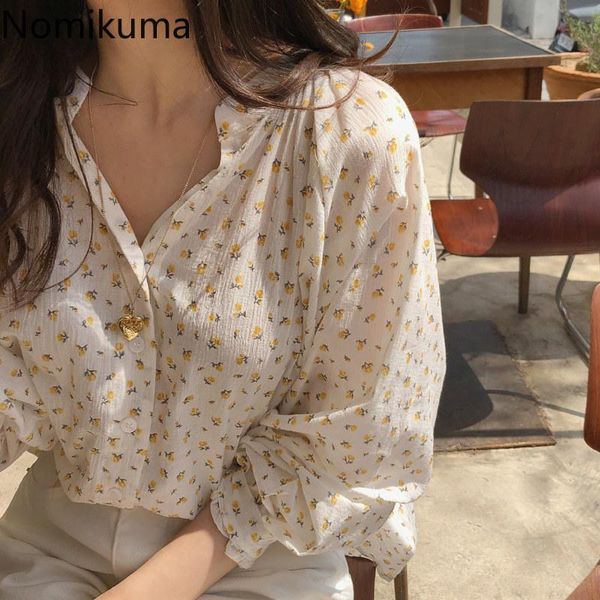 nomikuma blusas mujer korean chic floral printed shirts women long sleeve casual loose all-match blouse vintage 3c773 women's blouses, White
nomikuma blusas mujer korean chic floral printed shirts women long sleeve casual loose all-match blouse vintage 3c773 women's blouses, White