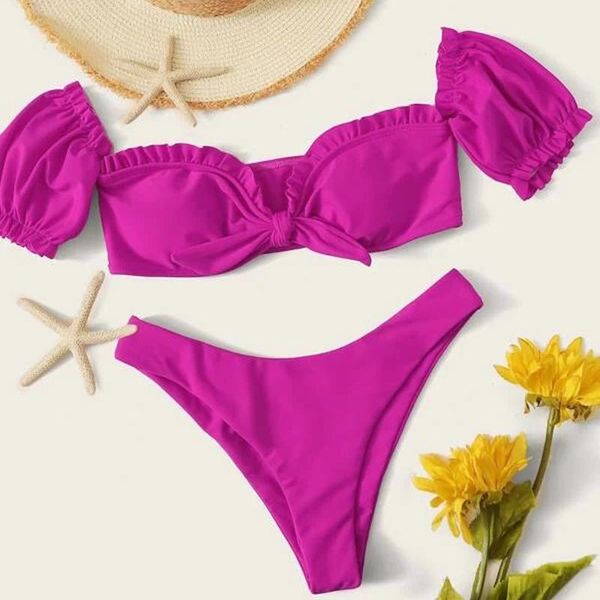 women's swimwear high waist bikini 2021 swimsuit leg bandeau bikinis set swimming for bathing suit woman swimsuits, White;black
women's swimwear high waist bikini 2021 swimsuit leg bandeau bikinis set swimming for bathing suit woman swimsuits, White;black