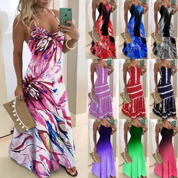 casual dresses vintage floral print dress spaghetti strap v neck long women summer beach gradient party tunic plus size 5xl, Black;gray
casual dresses vintage floral print dress spaghetti strap v neck long women summer beach gradient party tunic plus size 5xl, Black;gray