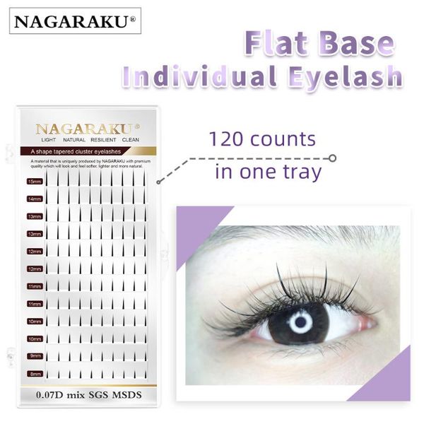 false eyelashes nagaraku a shape tapered flat base individual eyelash extension matte classical make up
false eyelashes nagaraku a shape tapered flat base individual eyelash extension matte classical make up