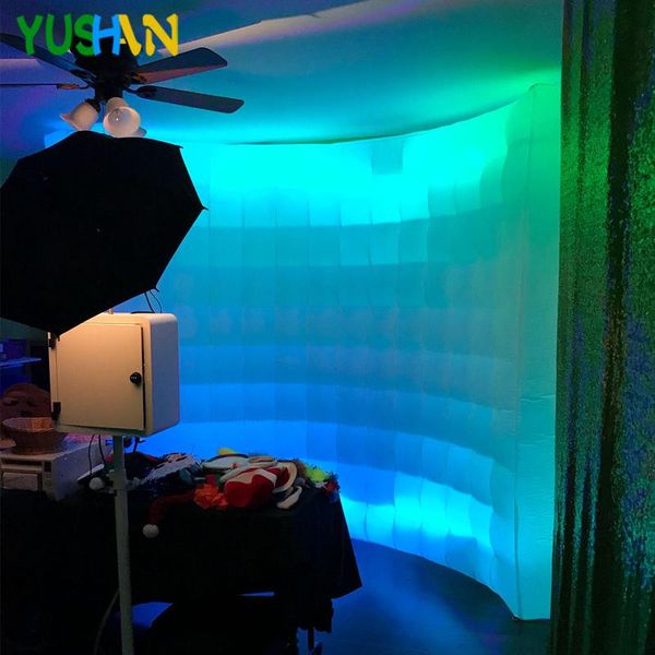 party decoration custom white or black inflatable wall background led backdrops selfie po booth for special events
party decoration custom white or black inflatable wall background led backdrops selfie po booth for special events