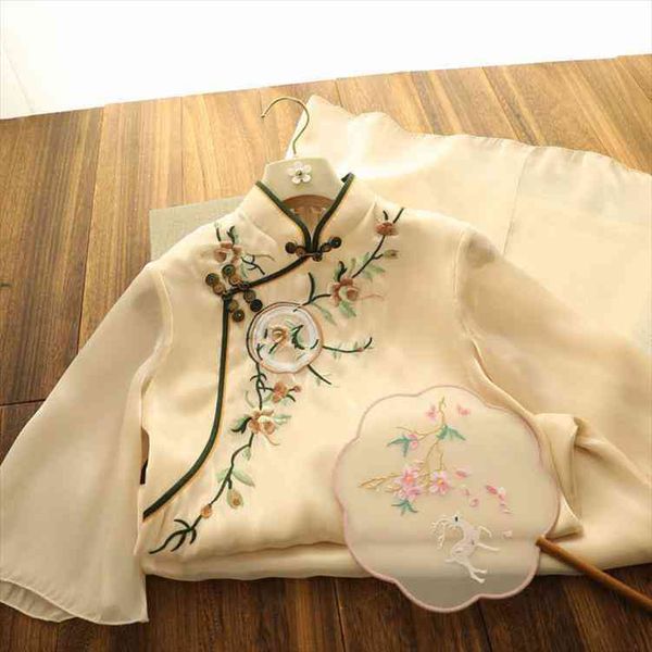 dresses for women spring embroidery inverted big sleeve cheongsam young daily wearable dress vestido de mujer femme robe, Black;gray
dresses for women spring embroidery inverted big sleeve cheongsam young daily wearable dress vestido de mujer femme robe, Black;gray