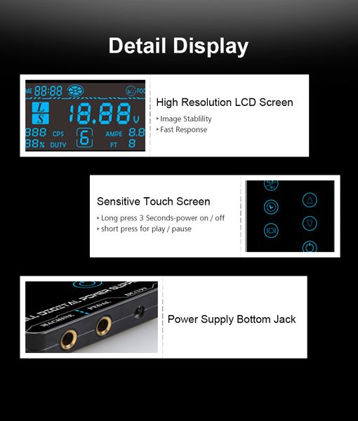 tp-5 digital tattoo power supply lcd touch screen dual tattoo power box for coil &rotary tattoo machine power supply
tp-5 digital tattoo power supply lcd touch screen dual tattoo power box for coil &rotary tattoo machine power supply