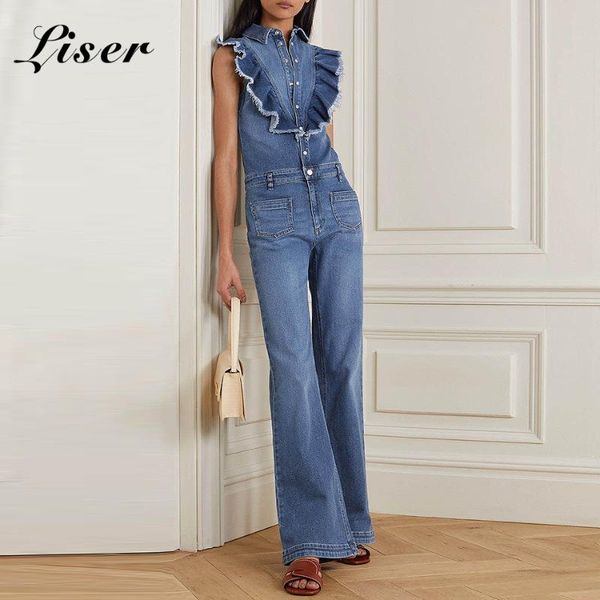 women's jumpsuits & rompers liser 2021 summer denim women overalls half sleeve high waist fashionable club celebrity party vestidos, Black;white
women's jumpsuits & rompers liser 2021 summer denim women overalls half sleeve high waist fashionable club celebrity party vestidos, Black;white