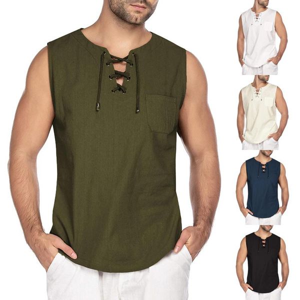 men's t-shirts fashion t-shirt cotton and linen tee hippie shirts sleeveless yoga beach loose solid color t 2021, White;black
men's t-shirts fashion t-shirt cotton and linen tee hippie shirts sleeveless yoga beach loose solid color t 2021, White;black