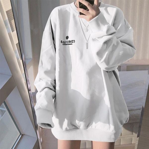 women's hoodies & sweatshirts 2021 autumn women hoody simple letter korean long sleeve chic harajuku femme pullovers oversize loose sol, Black
women's hoodies & sweatshirts 2021 autumn women hoody simple letter korean long sleeve chic harajuku femme pullovers oversize loose sol, Black