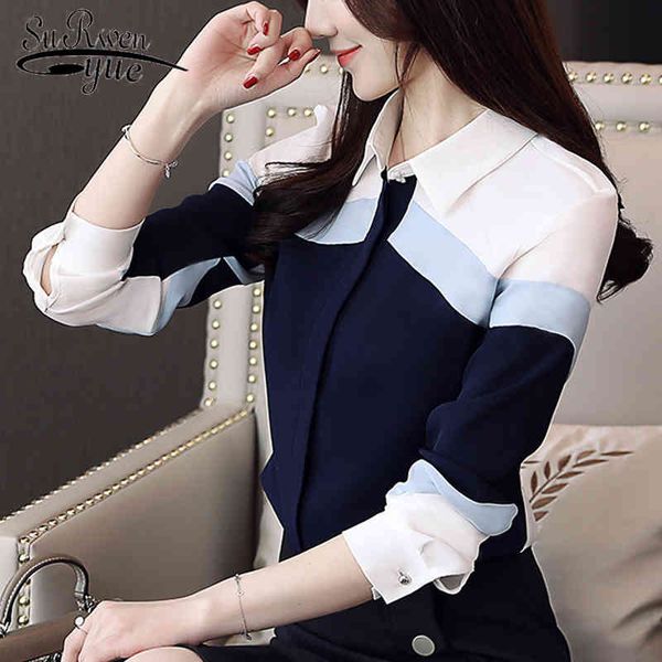 feminine blouses long shirt women chiffon shirt striped casual office ladies women shirt turn-down collar 5302 210417, White
feminine blouses long shirt women chiffon shirt striped casual office ladies women shirt turn-down collar 5302 210417, White