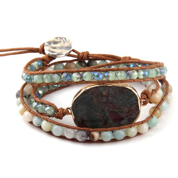 beaded, strands moodpc fashion beautiful stone/glass crystal long stone link wrap bracelet 3 wraps leather for women, Black
beaded, strands moodpc fashion beautiful stone/glass crystal long stone link wrap bracelet 3 wraps leather for women, Black
