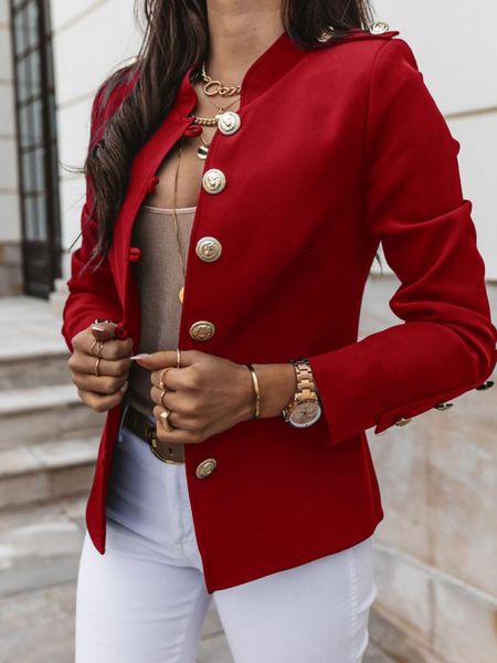 women's jackets fashion women autumn spring thin coats long sleeve slim single breasted short jacket, Black;brown
women's jackets fashion women autumn spring thin coats long sleeve slim single breasted short jacket, Black;brown