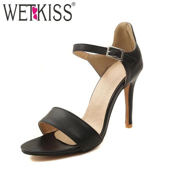 dress shoes wetkiss plus size 46 woman sandal high heel ankle strap summer open toe female shoe women's sandals, Black
dress shoes wetkiss plus size 46 woman sandal high heel ankle strap summer open toe female shoe women's sandals, Black
