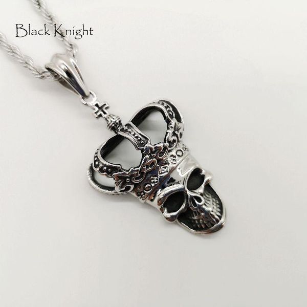 pendant necklaces black knight crown skull necklace mens vintage silver color stainless steel rock hip hop blkn0722
pendant necklaces black knight crown skull necklace mens vintage silver color stainless steel rock hip hop blkn0722