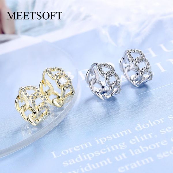 hoop & huggie meetsoft trendy 925 sterling silver twist chain zircon 18k gold plated earrings for women punk fine jewelry drop, Golden;silver
hoop & huggie meetsoft trendy 925 sterling silver twist chain zircon 18k gold plated earrings for women punk fine jewelry drop, Golden;silver