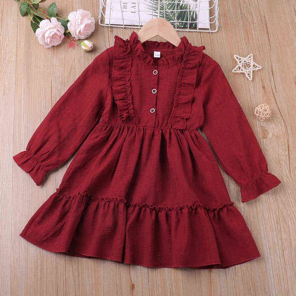 dress for new year 2022 girls garment solid color flared long-sleeved stitching skirt western style children kids casual clothes g1218, Red;yellow
dress for new year 2022 girls garment solid color flared long-sleeved stitching skirt western style children kids casual clothes g1218, Red;yellow