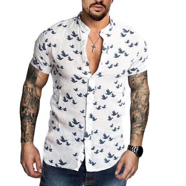 men's casual shirts hawaiian shirt long sleeve wild printed button linen summer camisas hombre slim fit blusa, White;black
men's casual shirts hawaiian shirt long sleeve wild printed button linen summer camisas hombre slim fit blusa, White;black