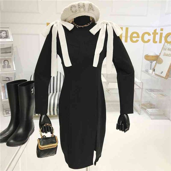 porto hepburn female spring 2021 niche design square neck split dress black, Black;gray
porto hepburn female spring 2021 niche design square neck split dress black, Black;gray