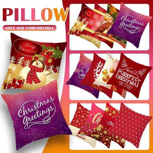 cushion/decorative pillow christmas cushion cover red pillowcase decorations sofa bed home decor case 45x45cm kussenhoes
cushion/decorative pillow christmas cushion cover red pillowcase decorations sofa bed home decor case 45x45cm kussenhoes