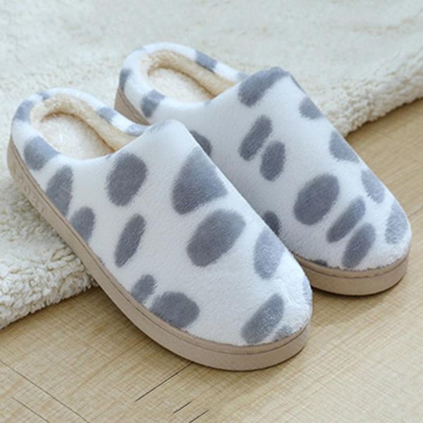 winter women house slippers dot printed warm plush slipper home couple non slip indoor flats shoes, Black
winter women house slippers dot printed warm plush slipper home couple non slip indoor flats shoes, Black