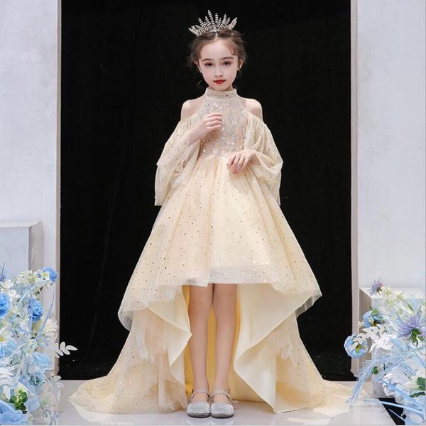 girl's dresses champagne tulle kids girls elegant wedding flower girl dress long gown princess party pageant formal vestido wear, Red;yellow
girl's dresses champagne tulle kids girls elegant wedding flower girl dress long gown princess party pageant formal vestido wear, Red;yellow