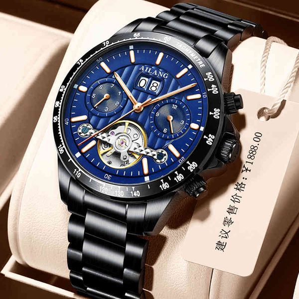 ailang 2021 new men mechanical watches blue dial sport waterproof luxury lighting calendar week authentic 207, Slivery;brown
ailang 2021 new men mechanical watches blue dial sport waterproof luxury lighting calendar week authentic 207, Slivery;brown