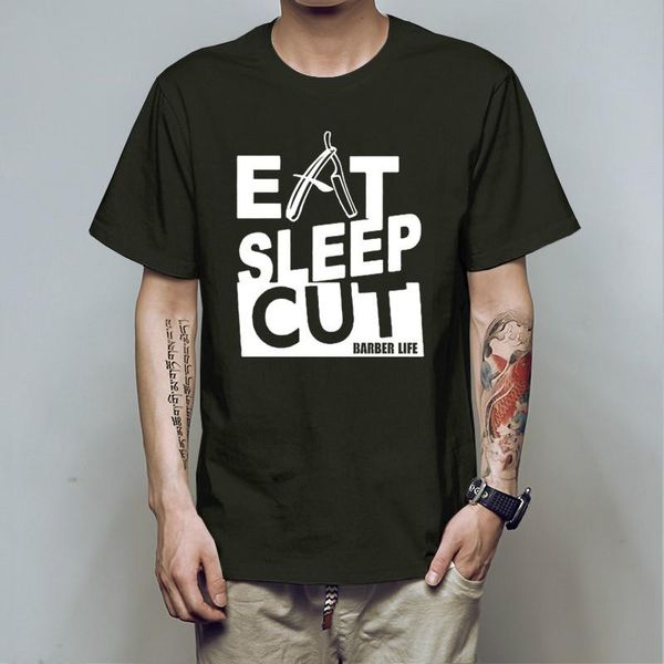 men's t-shirts fashion design eat sleep cut barber life t-shirt summer cotton short sleeve o-neck t shirt s-3xl, White;black
men's t-shirts fashion design eat sleep cut barber life t-shirt summer cotton short sleeve o-neck t shirt s-3xl, White;black