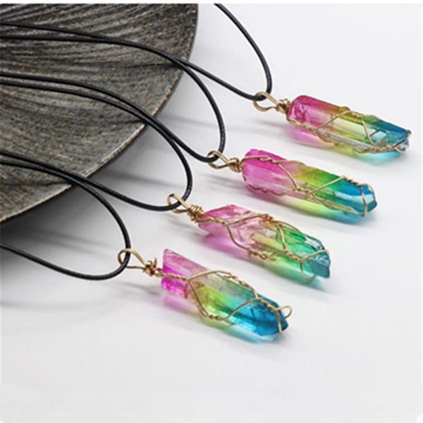 pendant necklaces natural quartz crystal necklace & for women healing stones pendants trendy men irregular rainbow jewelry gifts, Silver
pendant necklaces natural quartz crystal necklace & for women healing stones pendants trendy men irregular rainbow jewelry gifts, Silver
